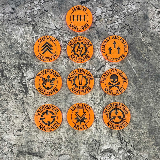 Horus Heresy Tokens Markers Templates Accessories