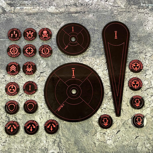 Horus Heresy Tokens Markers Templates Accessories