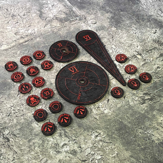 Horus Heresy Tokens Markers Templates Accessories