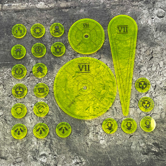 Horus Heresy Tokens Markers Templates Accessories