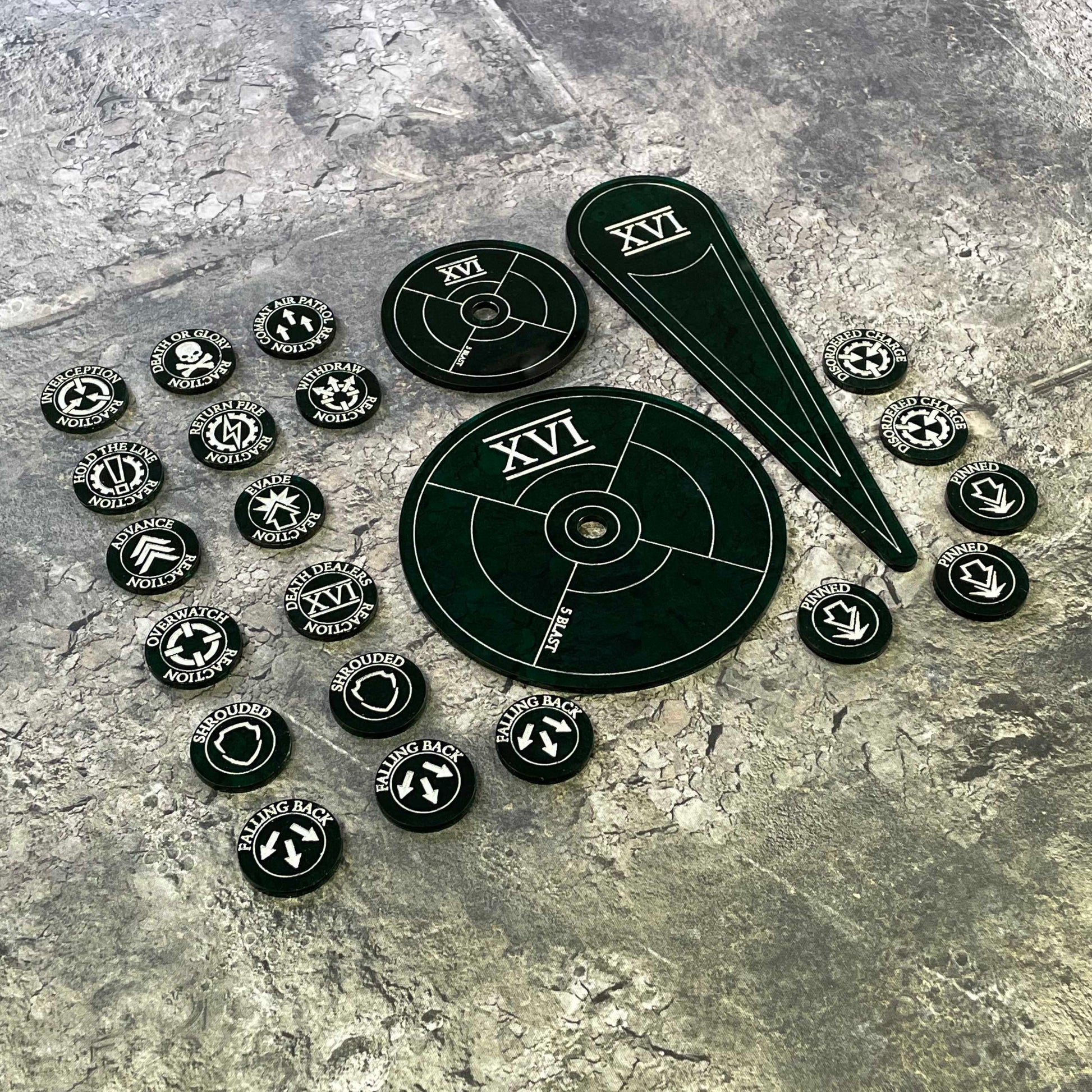 Horus Heresy Tokens Markers Templates Accessories