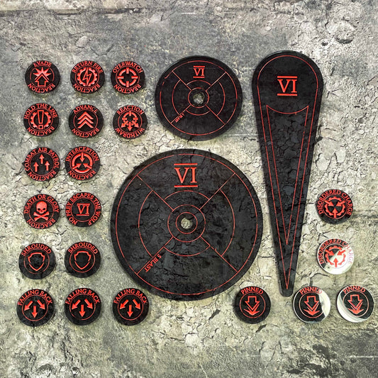 Horus Heresy Tokens Markers Templates Accessories
