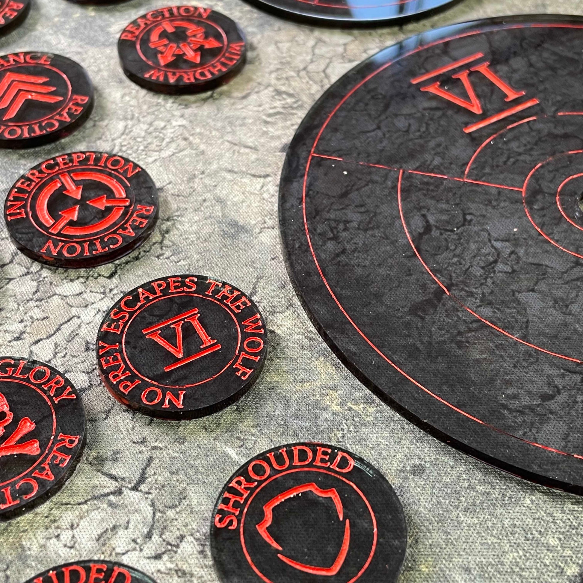 Horus Heresy Tokens Markers Templates Accessories