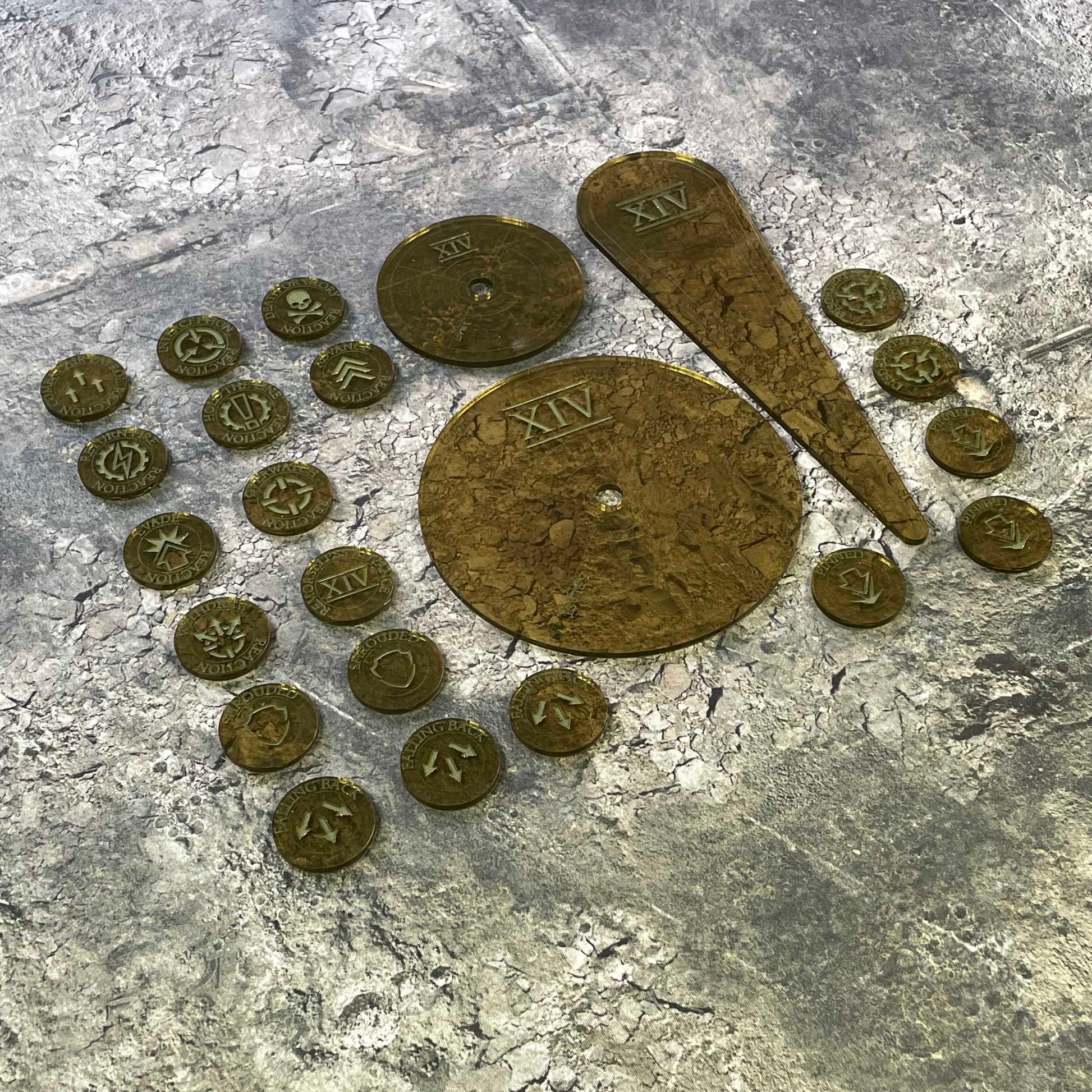 Horus Heresy Tokens Markers Templates Accessories