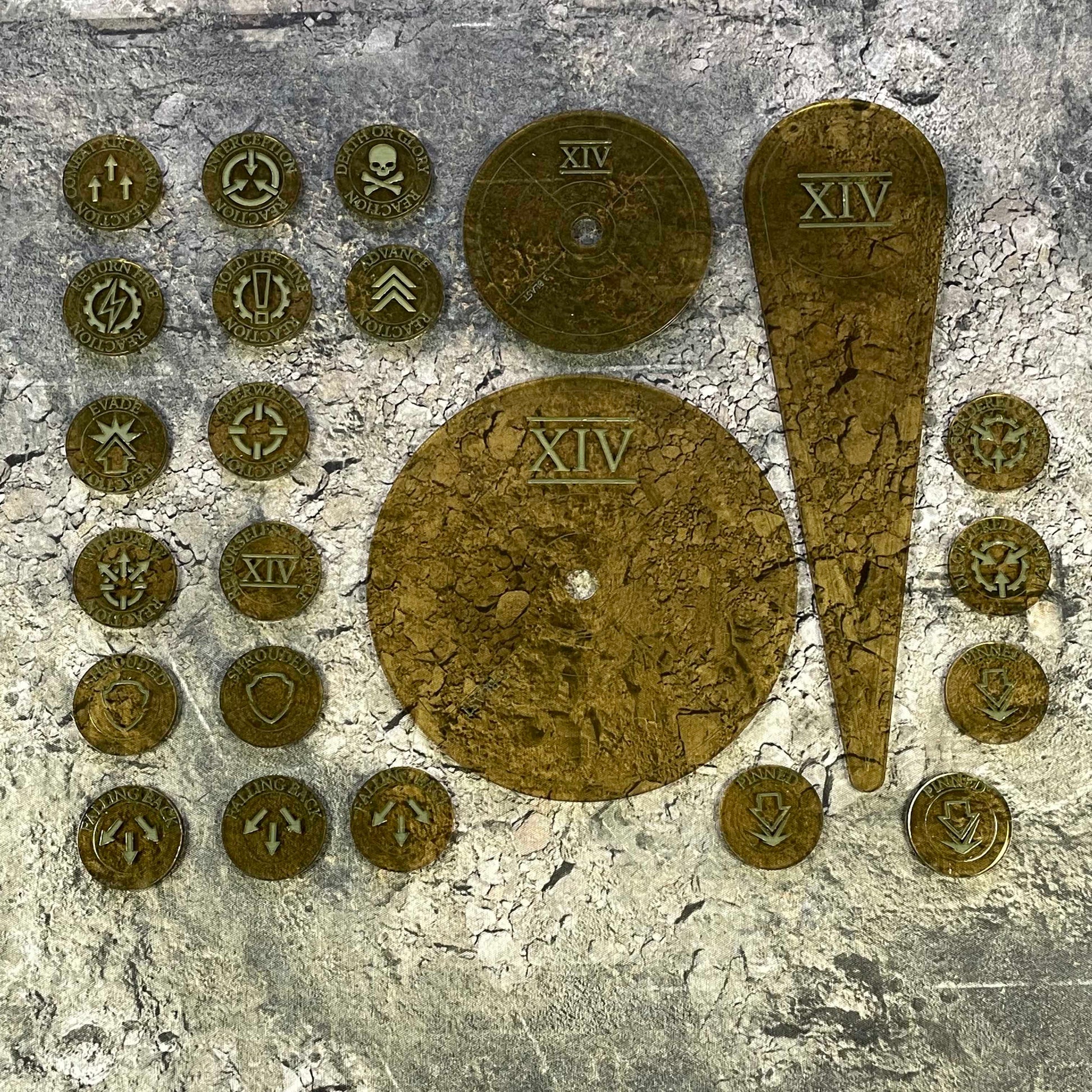 Horus Heresy Tokens Markers Templates Accessories